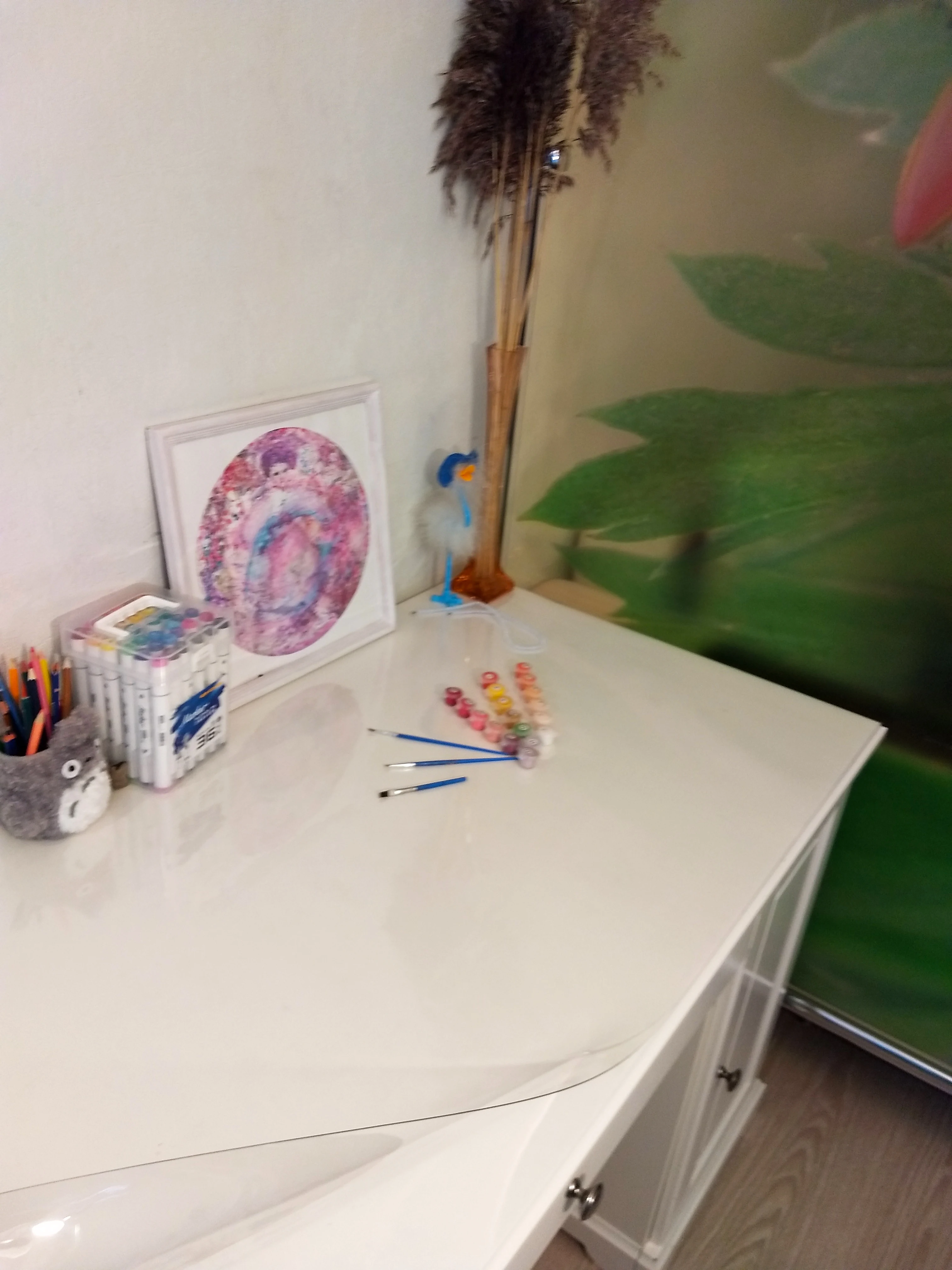 Silicone tablecloth is transparent. Flexible (soft) glass on the table for desk. Gloss 0 8mm | Дом и сад