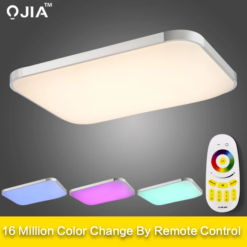 Светодиодный потолочный светильник s Lamp Luminaria потолочный светильник с пультом дистанционного управления с регулируемой яркостью цвета и изменяющимися RGB светильниками Lustre Plafonnier