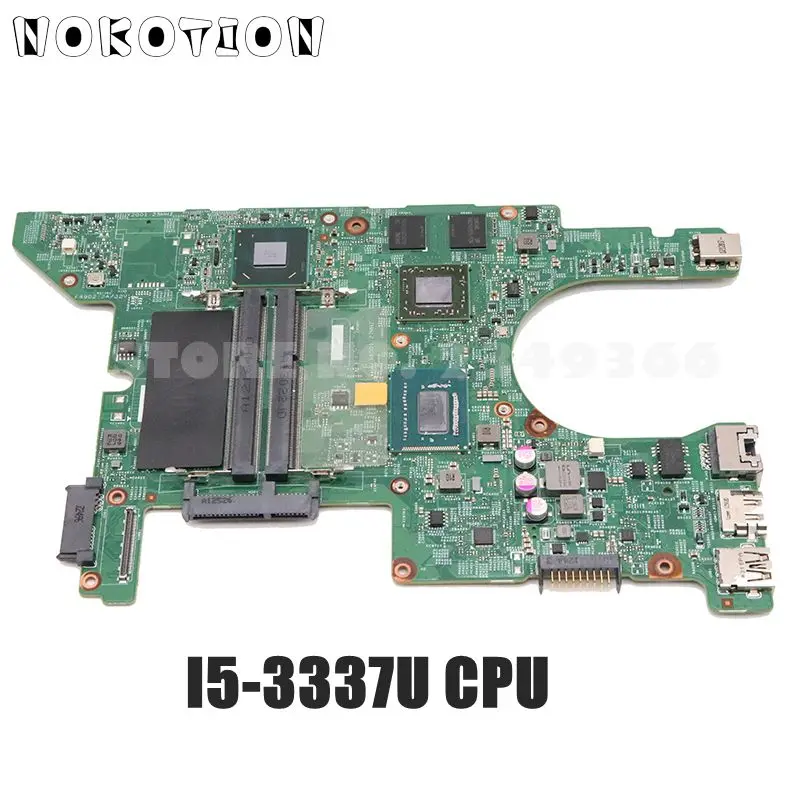 NOKOTION материнская плата для ноутбука Dell 14Z 5423 Материнская плата ноутбука K76FX 0K76FX CN-0K76FX 11289-1 плата SR0XL I5-3337U Процессор