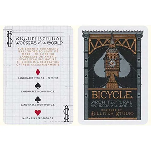 Fournier, Bicycle, Uspcc, Poker Deck, Architectural Wonders