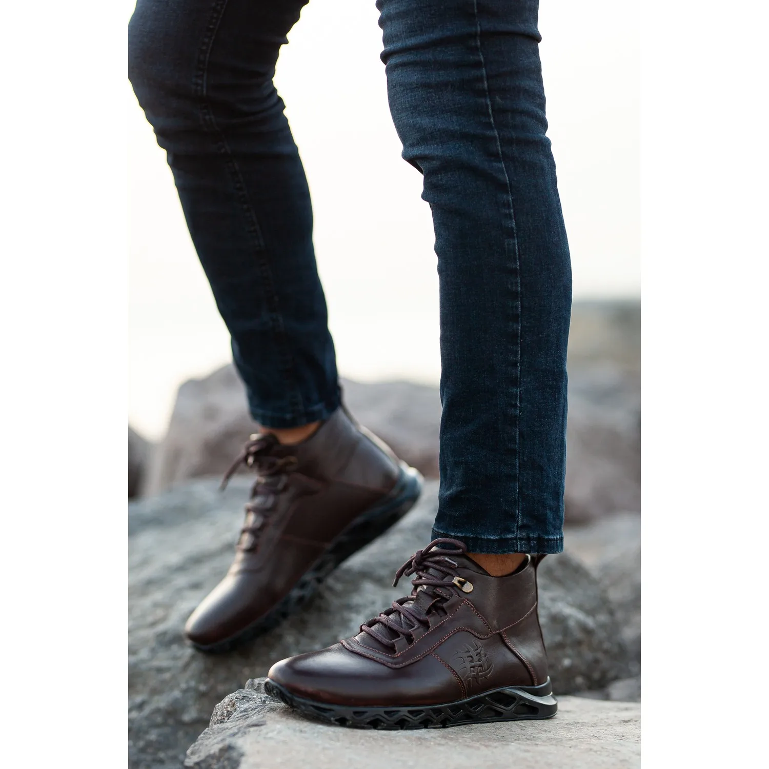 

Daxtors D1030 Genuine Leather Men Boots