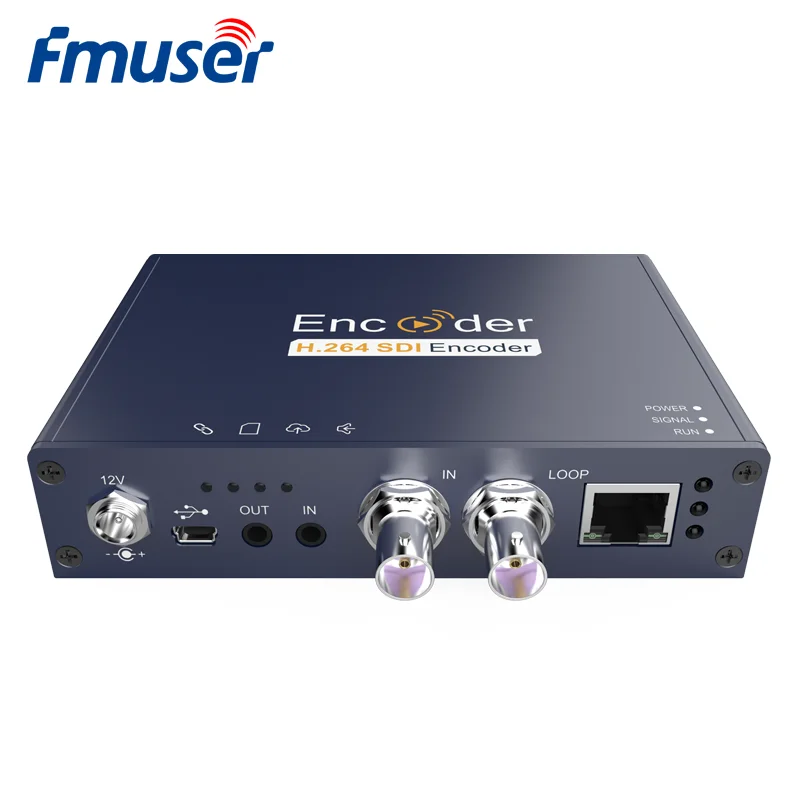 FMUSER H.264 1080P HD SDI IPTV прямая трансляция видео кодер-Поддержка LAN Facebook YouTube Ustream Twitch Wowza |