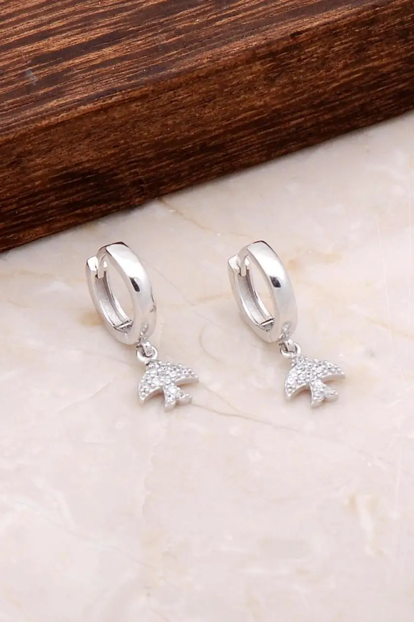 

Серьги-кольца из серебра 4929 пробы ручной работы
