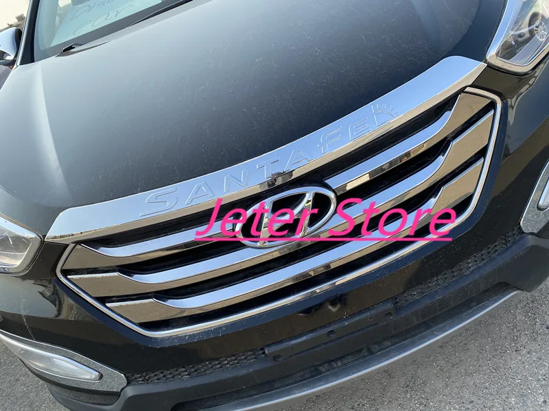 Декольте SANTA FE с хромированной отделкой 2014 Hyundai Santa Fe спортивная хромированная