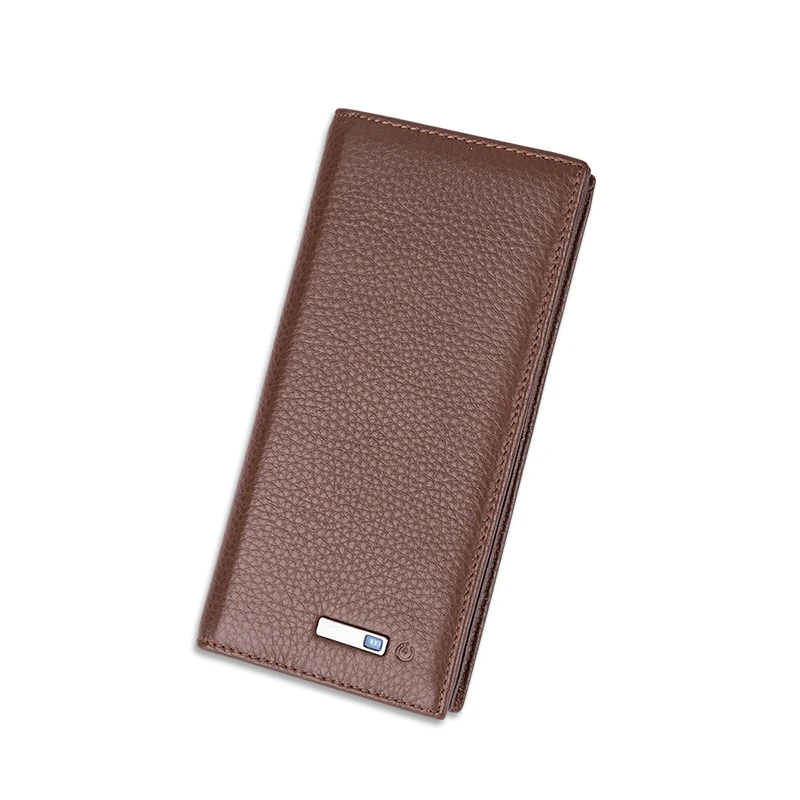 Modoker Высокое качество Натуральная кожа мужские кошельки анти-потеря с Bluetooth USB зарядка смарт-кошелек от AliExpress RU&CIS NEW