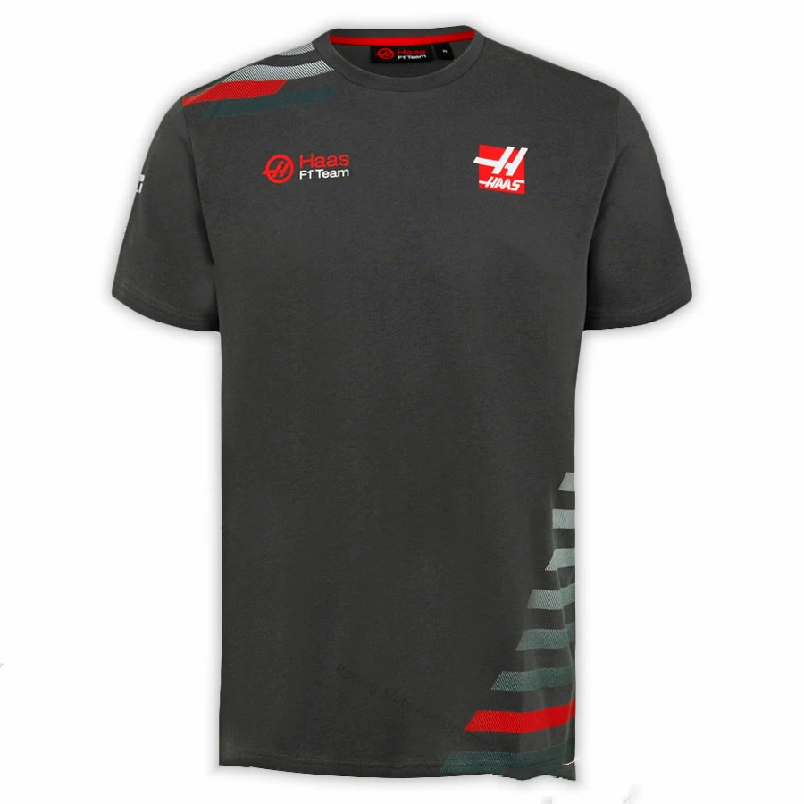 

Новинка 2022, Мужская футболка Haas Team F1, рубашка с коротким рукавом для горного велосипеда, костюм для улицы, быстросохнущие спортивные футболк...