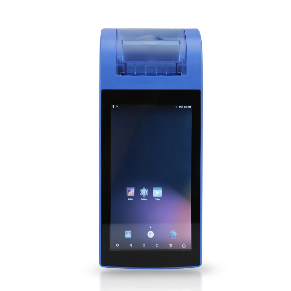 TS-M7 Портативный Емкостный сенсорный scrren android pos система с принтером подключен