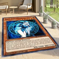 blue eyes mag%c4%b1c%c4%b1an g%c4%b1rl rug yu gi oh cards rug for kids room anime paterned fashion decorative printed rugscartoon game rug