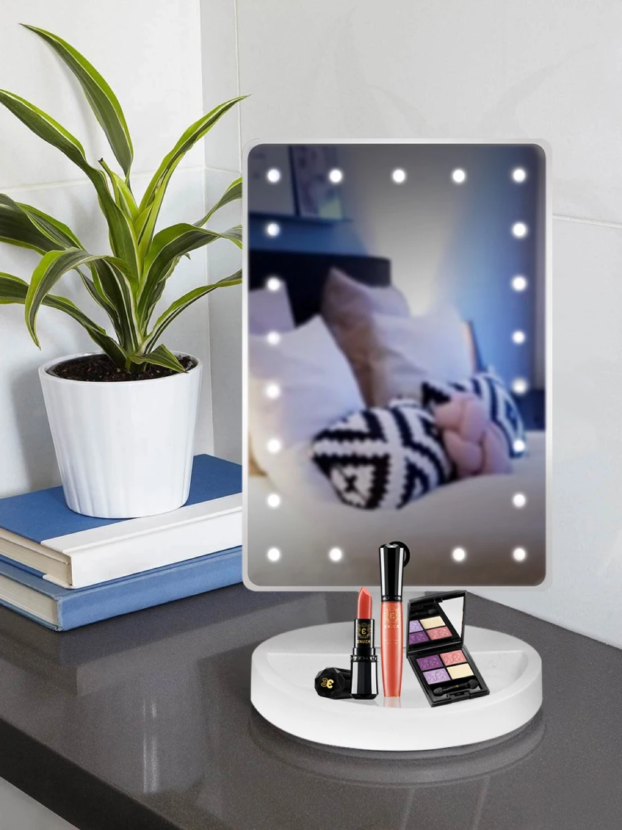 Cosmetic mirror with light large LED 22L | Красота и здоровье