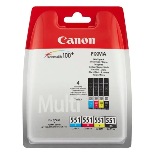 Оригинальный чернильный картридж Canon ChromaLife100 + (4 шт.)|Чернильные картриджи| |