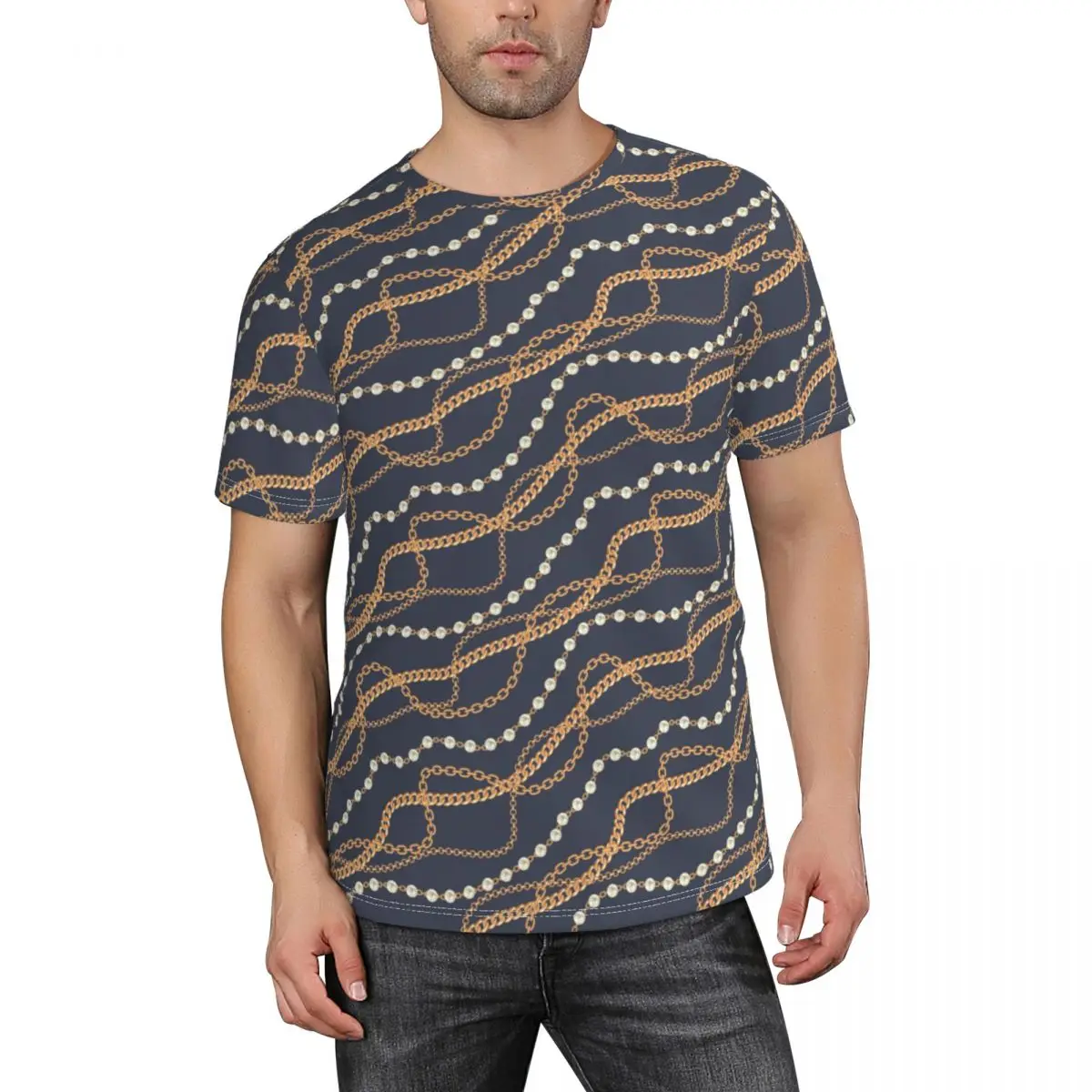 

Men's Summer Tops Shirt Beach TShirt For Men Casual Short Sleeve Clothes T-Shirt Hip Hop 3D Printing O-NeckTop