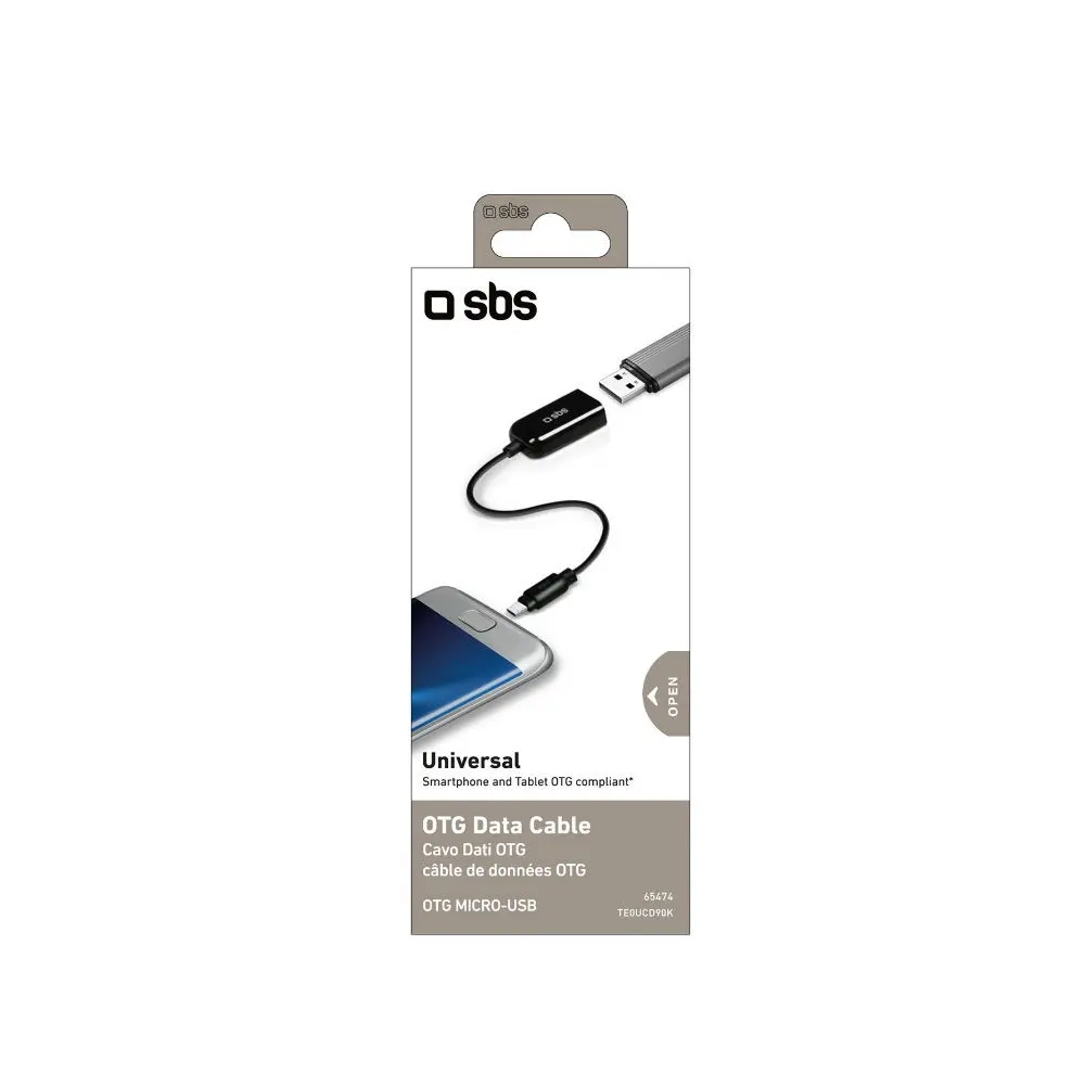 Адаптер SBS MicroUSB папа/USB мама (TE0UCD90K) | Мобильные телефоны и аксессуары