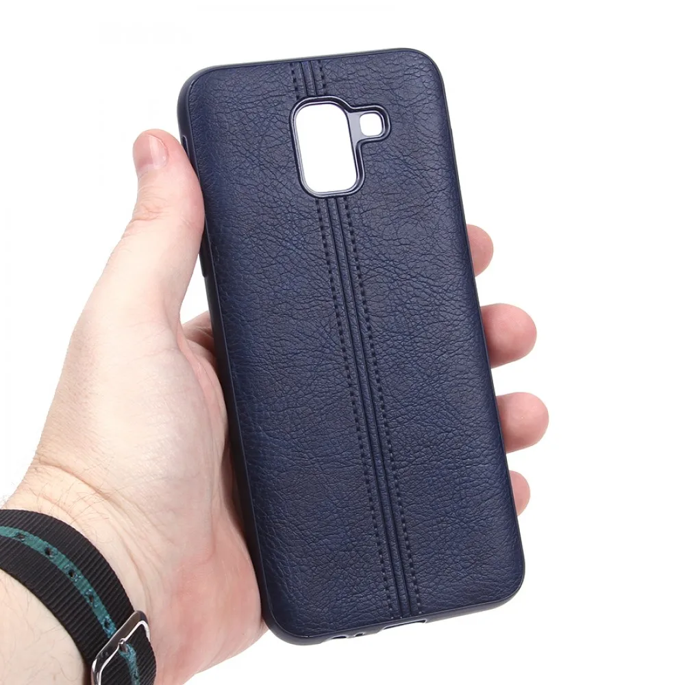 Чехол ТПУ (Эко-кожа) для Samsung J6 Plus | Мобильные телефоны и аксессуары