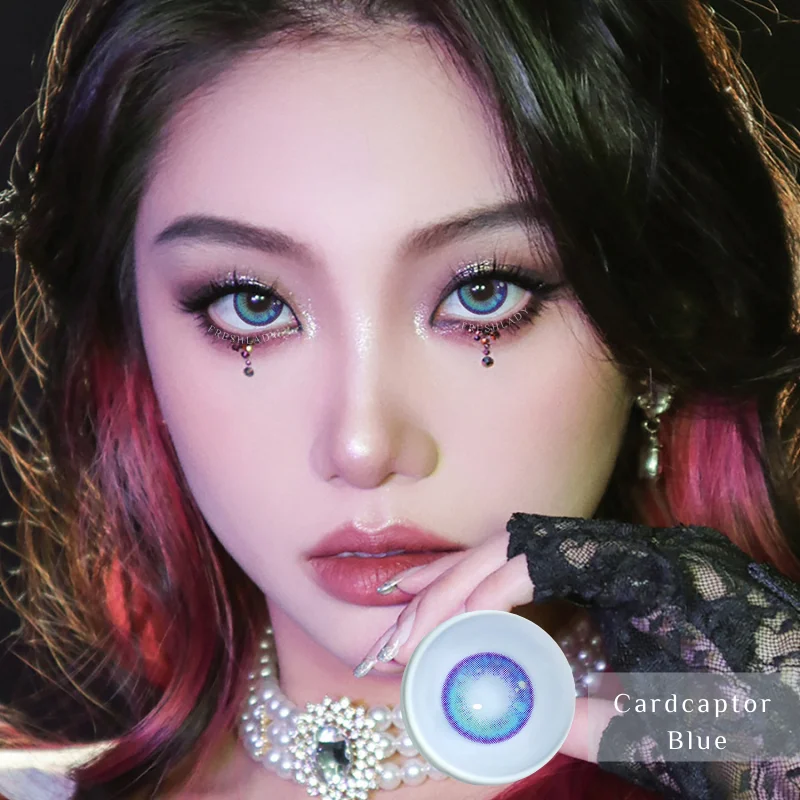 freshlady color contact lens contact lenses anime lenses with pattern contact lens container big eyes contact lenses anime lens free global shipping
