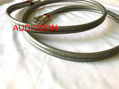 Соединительный кабель RCA AUDIOSON-Audio Note SOGON 50, 99,99% чистого серебра