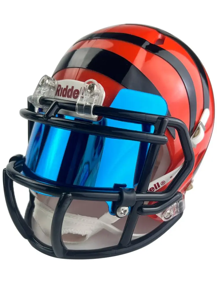 Американский шлем для мини-футбола НФЛ козырек с зажимами защитный регби