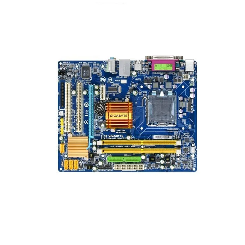 Материнская плата GA-G31M-ES2L motherboard (LGA 775 G31 2*DDR2) mATX проверена mainboard исправная б/у |