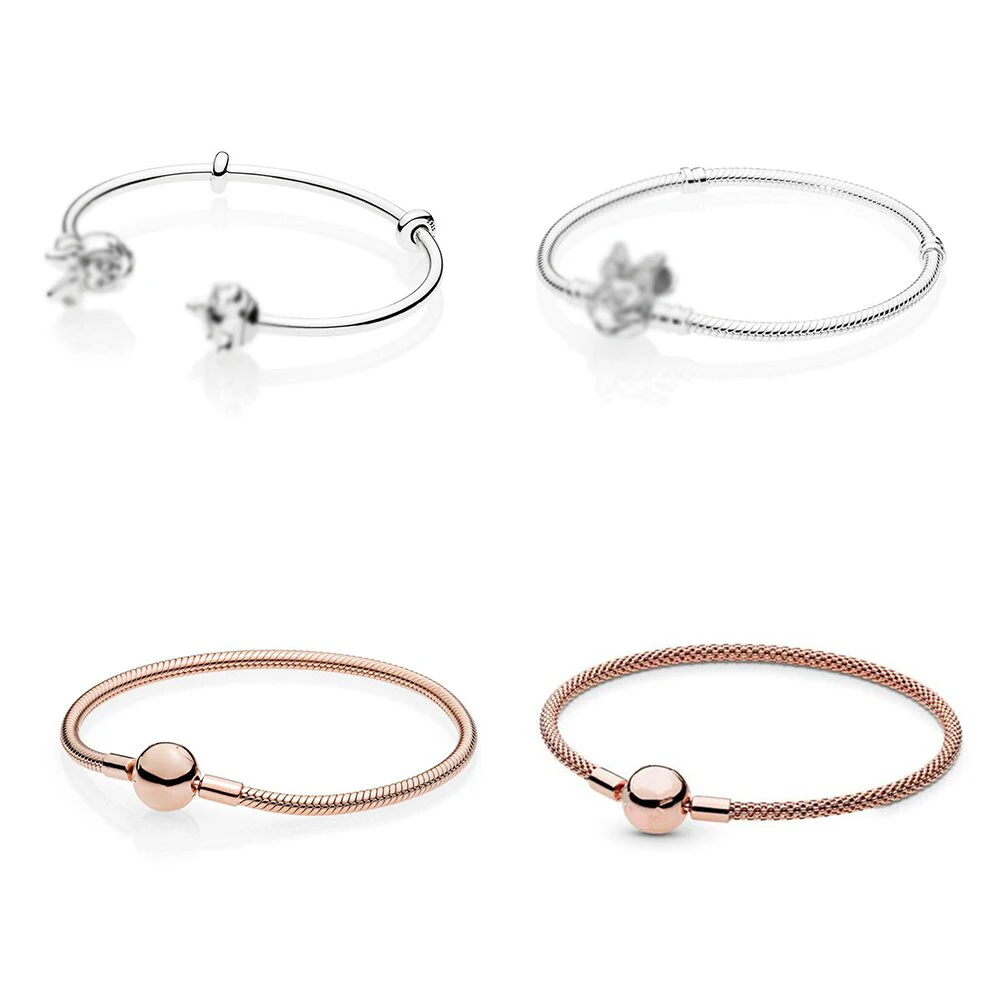 

Новый высококачественный браслет из стерлингового серебра 100% пробы с мигающим портретом памяти для оригинальных модных бусин от Европейские Бусины сделай сам