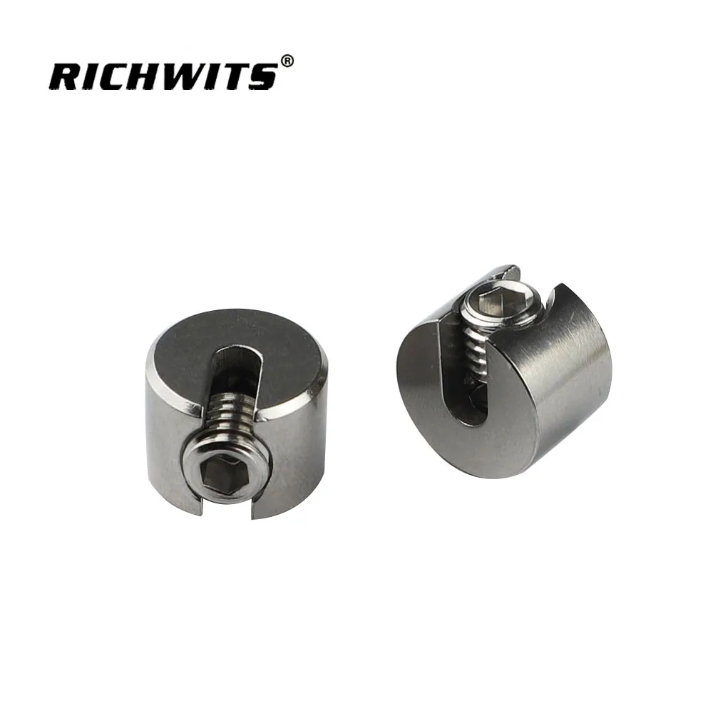 

10 шт., 5 мм зажимы для проводов из нержавеющей стали