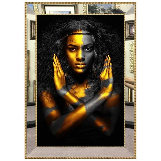 

Luxury Mirror Framed Digital Canvas Painting 60 * 80 cm