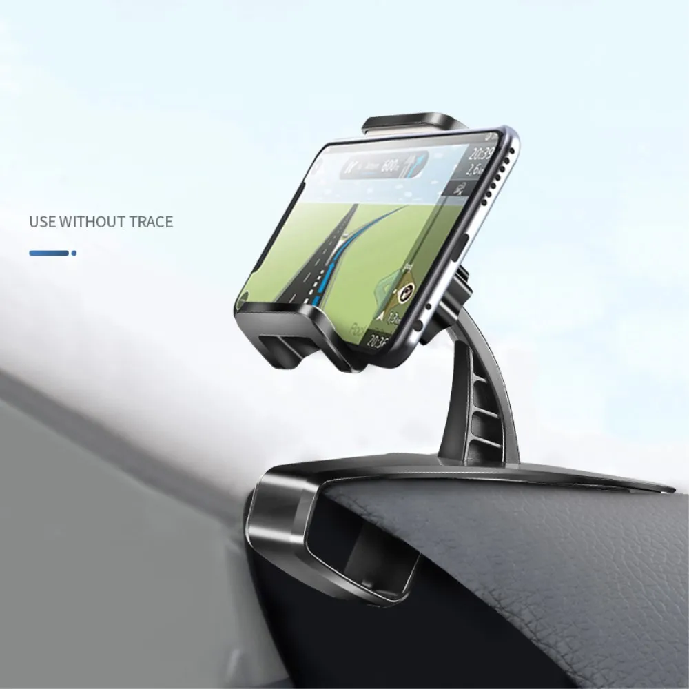 Поддержка смартфона GPS car 3 в 1: зажим для приборной панели/козырька и AC Зажим