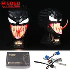 GOGO светильник ING фирменный набор со светодиодной подсветкой для конструктора Lego 76187 серии Hero, Venom Helmet, набор строительных блоков, игрушки (только свет без модели)