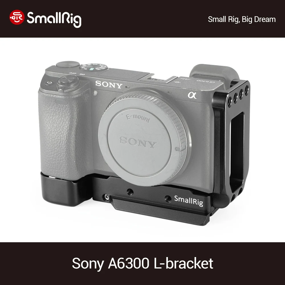 Sony a6300 smallrig l кронштейн БЫСТРОРАЗЪЕМНАЯ Монтажная пластина ARCA Тип Боковая и