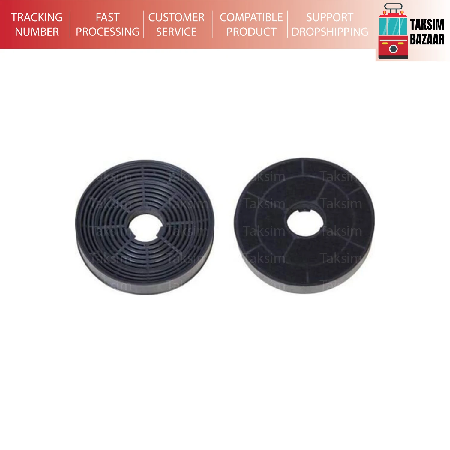 

Carbon Filter for Aspirator 16cm Compatible with All Aspirators and Hoods 1 Set (2 Pieces)