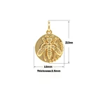 Цепочка с подвеской в виде Золотой пчелы, 23,5  13  2,5 мм