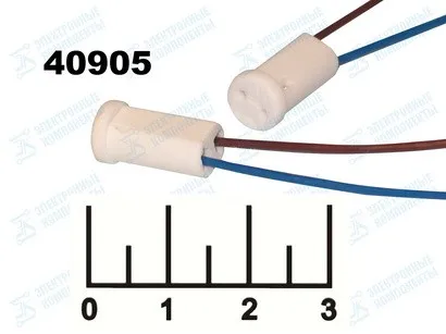 Патрон для лампы G4 керамический LH20 (LHHL) 15см (22340) |