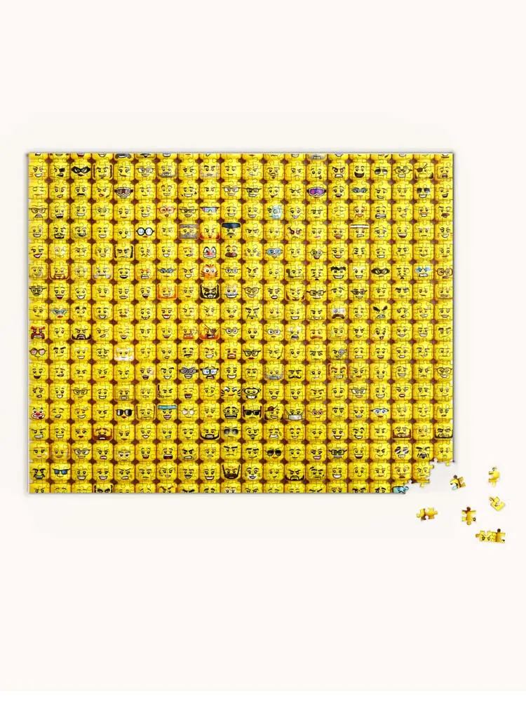 Пазл LEGO Minifigure Faces -1000 элементов. |