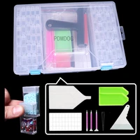 diamond painting tools sets with 64564228 cells plastic storage box funnel stickers etc kit for diamond painting embroidery