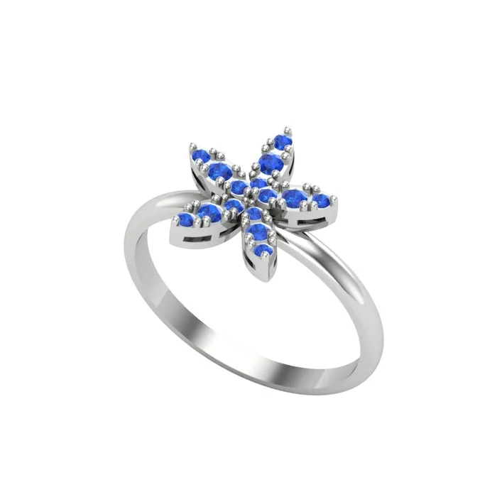 

Jasmines Love ring 925K Silver with gold plated and rose gold plated options with 15 stone options