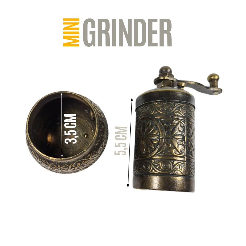 mini coffee bean grinder spice machine pepper mill manual maker with handle kitchen accessories gadgets gift for camp 3511 cm free global shipping