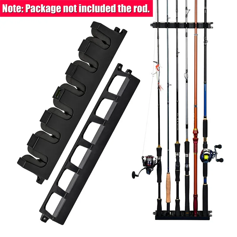 

Multiple Slots Fishing Rod Holders Display Rack Collective Fishing Tackle Storage Fixed Stand