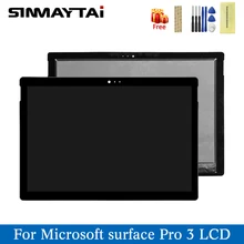 Сенсорный ЖК экран для Microsoft Surface Pro 3 цифровой преобразователь 1631