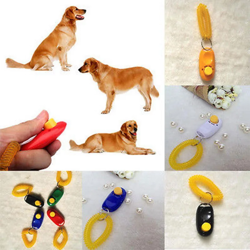 1 * клик для собак и домашних животных кликер тренировок потренированию тренажер