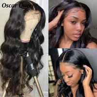 32inch body wave lace front wig human hair for women preplucked transparent 360 lace frontal wig with baby hair brazilian remy
