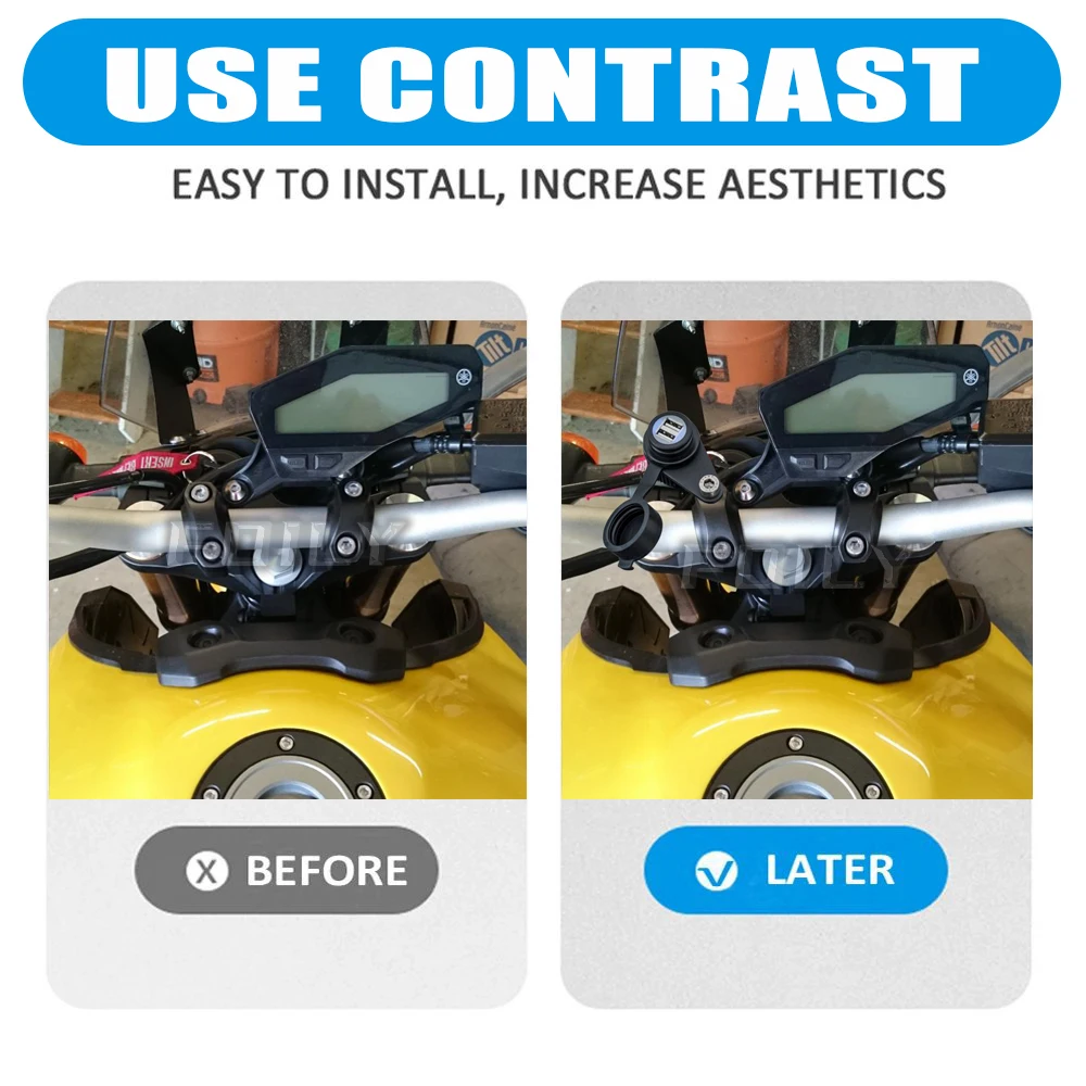 Рисунок 4 - Новый мотоцикл MT09 MT07 с двумя USB-разъемами