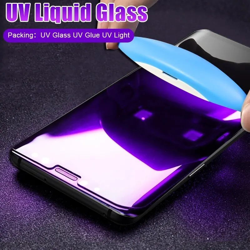 Защитное стекло для Самсунг for S9 + NOTE20 NOTE 8 9 S10 S10E S10+ S21 S20 Plus Ultra FULL SCREEN Protective