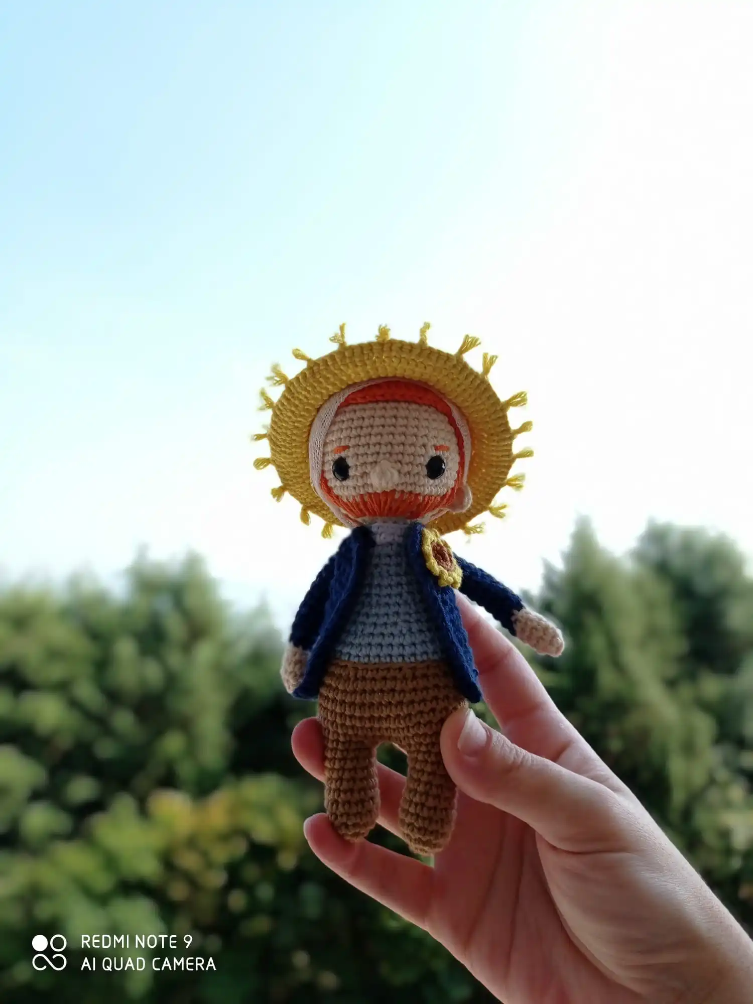 

Игрушка Ван Гога, Детская Органическая амигуруми, вязаный ребенок ручной работы