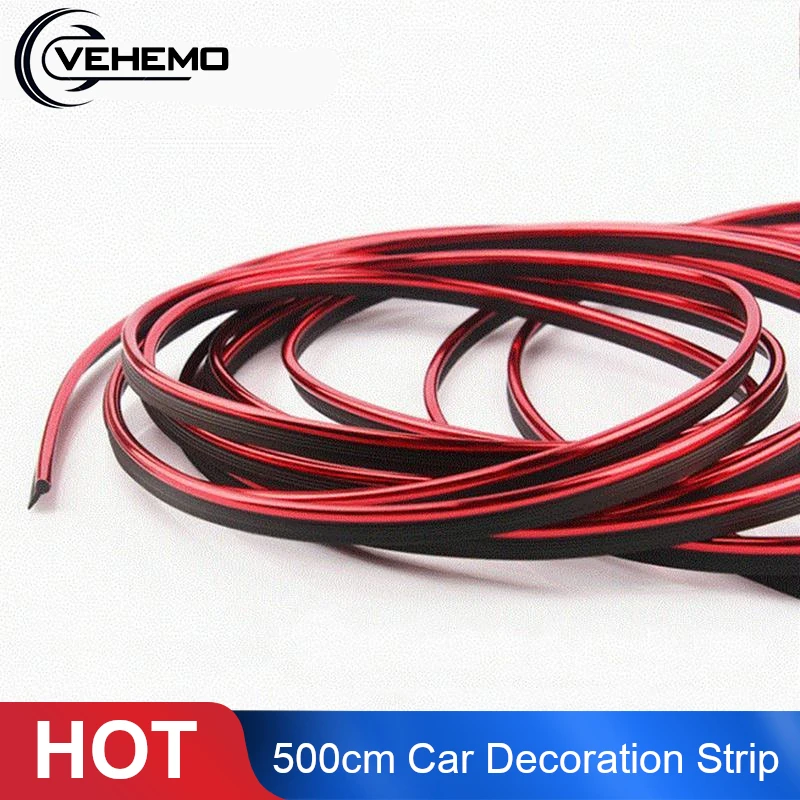 5 метров декоративная резьба наклейка автомобильная Боковая ручка ПВХ панель