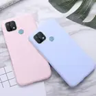 Противоударный мягкий силиконовый чехол карамельного цвета из ТПУ для OPPO A15