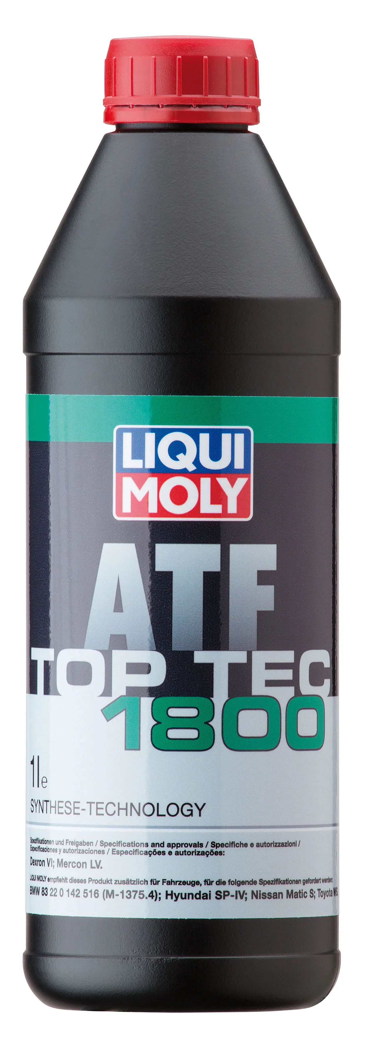 Масло трансмиссионное Liqui Moly HC Top Tec ATF 1800 синтетическое 1 л 2381