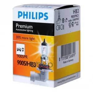 Лампа Галогенная Hb3 12v 60w P20d Premium (На 30% Больше Света На Дороге) Philips арт.