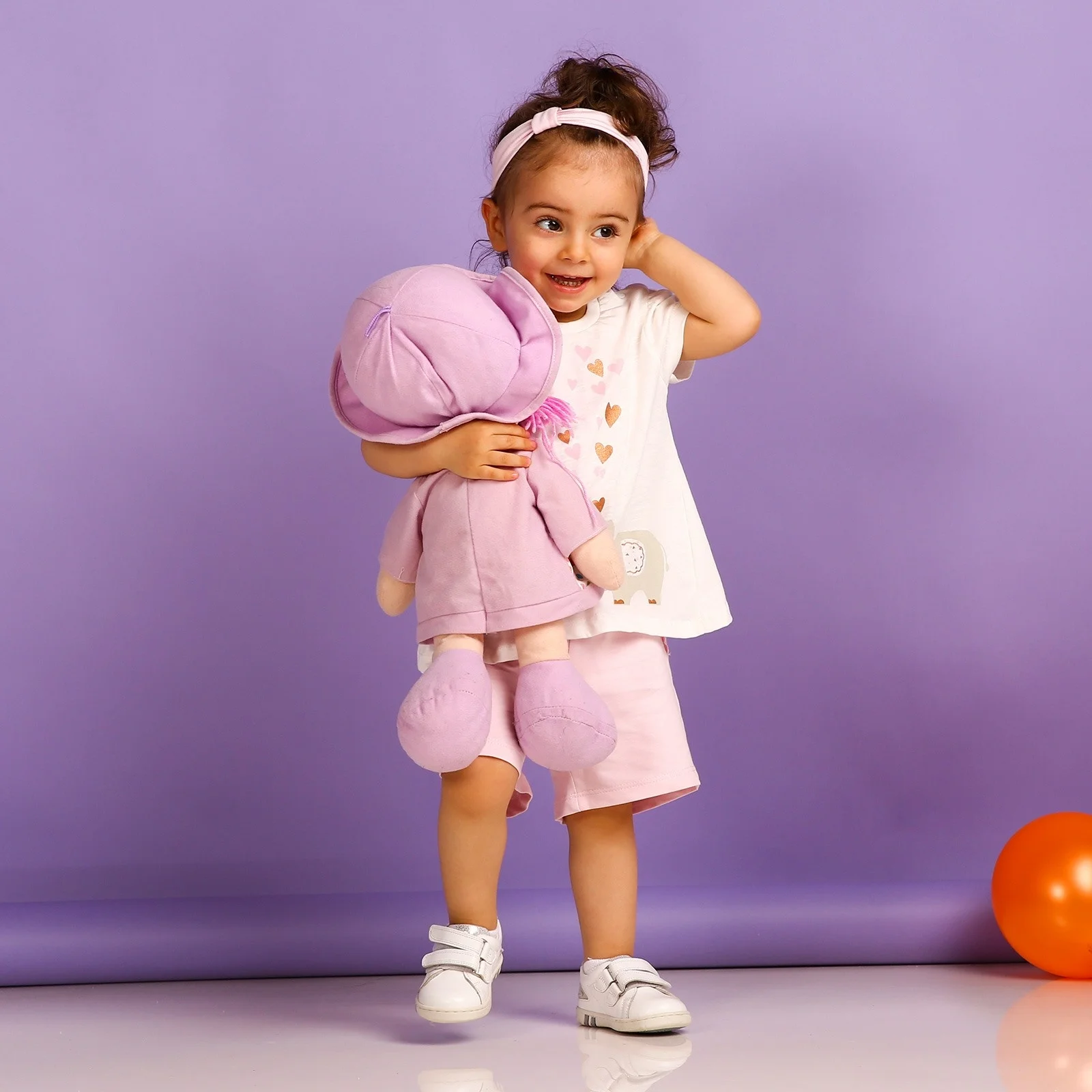 Ebebek Fisher Price/комплект из футболки и шорт для маленьких девочек Мама я| |