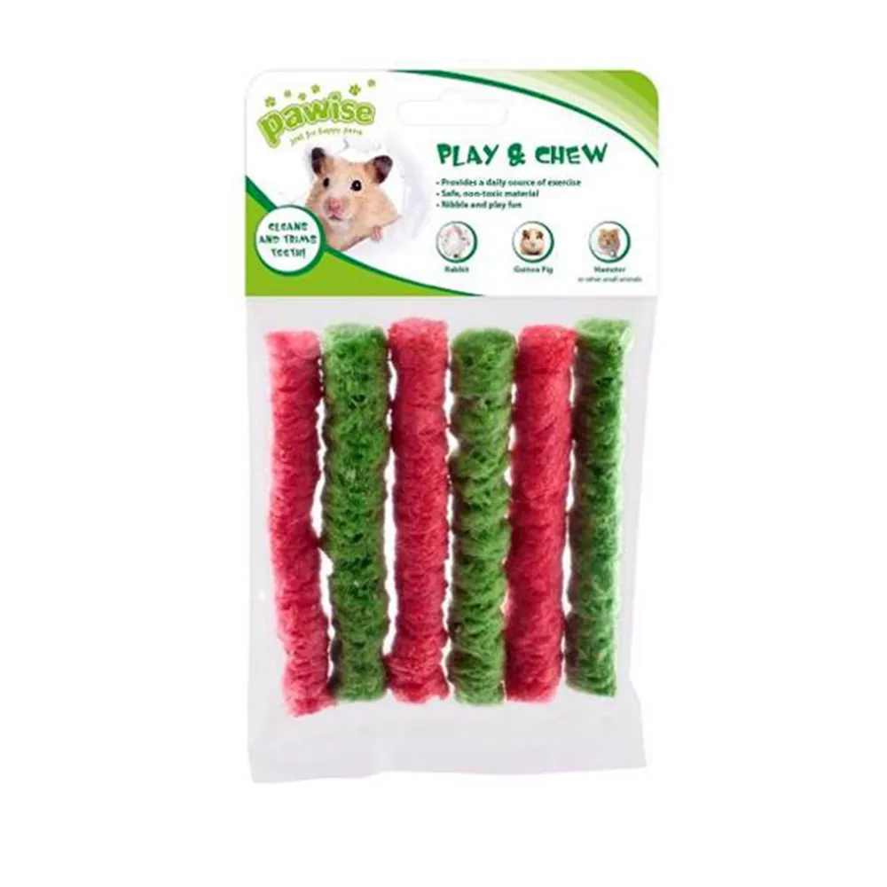 

Pawise Edible Rodent Breadcrumbs 6 Pieces For Rabbit Hamster Guinea Pig Play And Chew Cleans And Trims Teeth