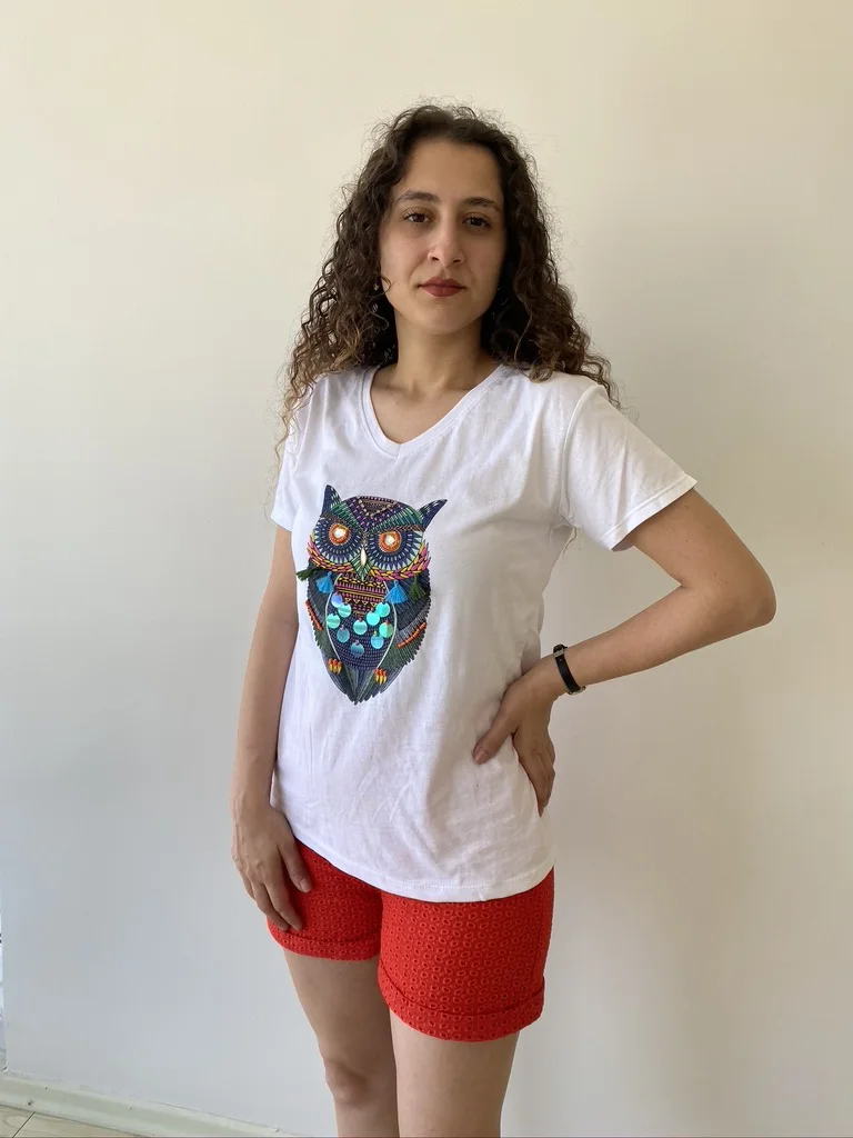 

E2Butik Embroidered Owl Detaylı T-Shirt