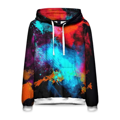 Мужская толстовка 3D Потертости