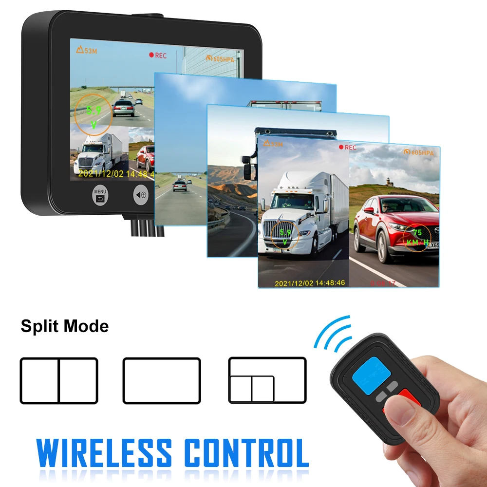 3-канальный видеорегистратор резервная камера система видеорегистратора 4 5